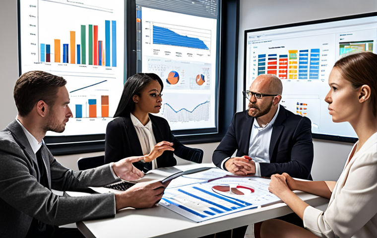 **
"A diverse group of experts collaborating around a table filled with charts and data visualizations, discussing evidence-based policy recommendations. Focus on serious, engaged expressions and a modern office setting. Style: Realistic, professional."
**