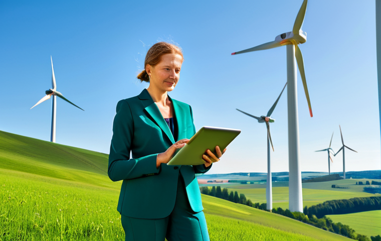 정책분석사 채용 공고의 숨은 포인트 - Environmental Policy**
"A professional policy analyst, fully clothed in a stylish yet modest blazer...